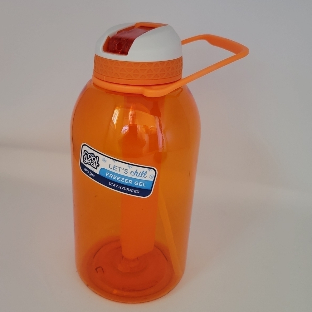 NEW Cool Gear Freeze Gel Stick Water BPA-FREE Plastic 64 oz Bottle Tritan T16